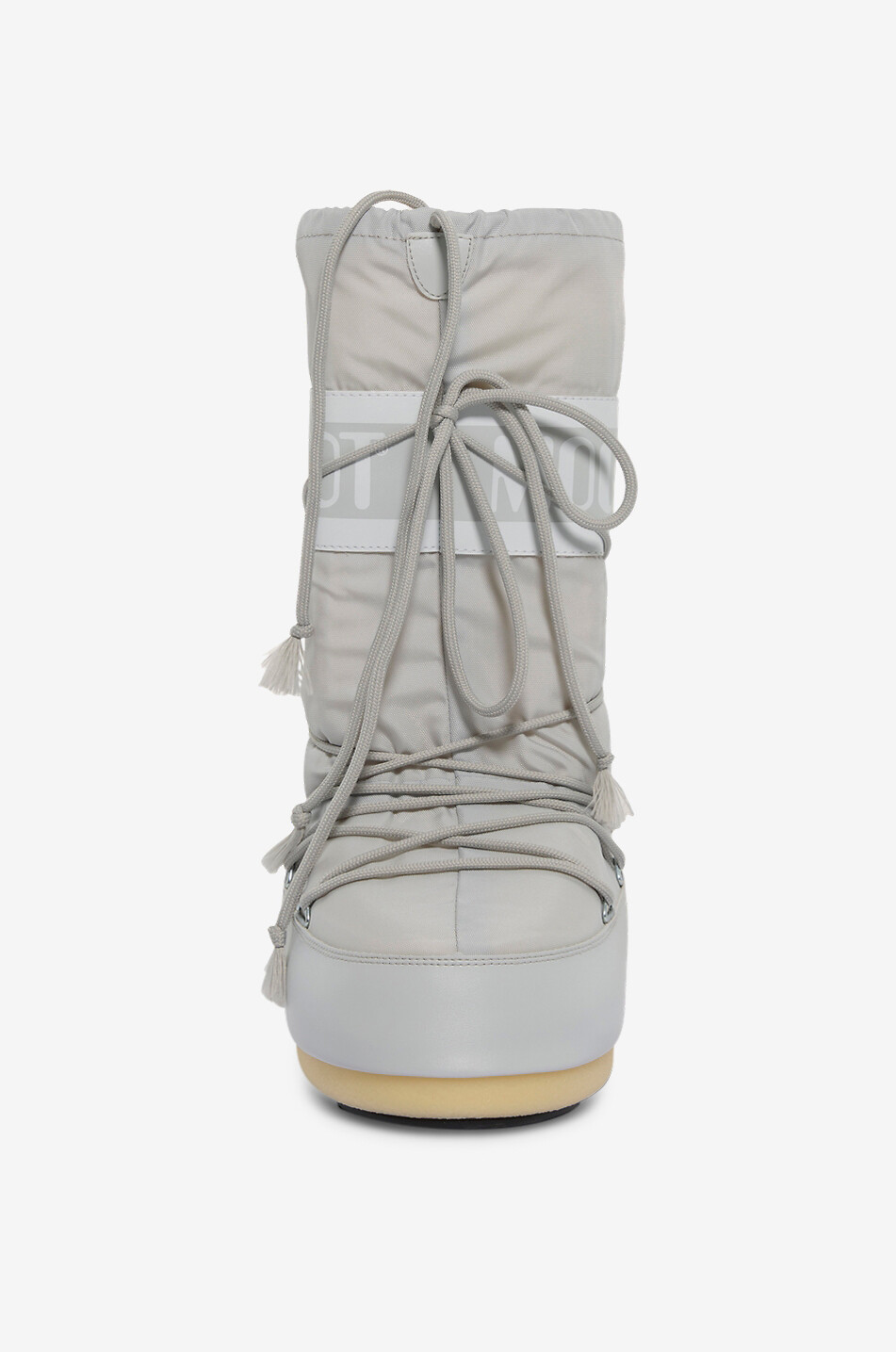 MOON BOOT Bottes après-ski à lacets en tissu technique Icon Femme GRIS CLAIR 2