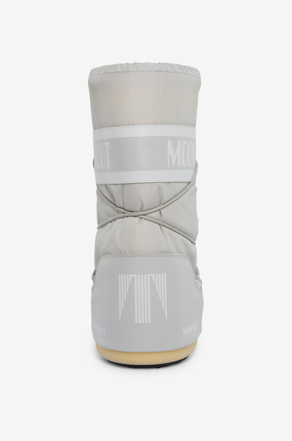 MOON BOOT Bottes après-ski à lacets en tissu technique Icon Femme GRIS CLAIR 4
