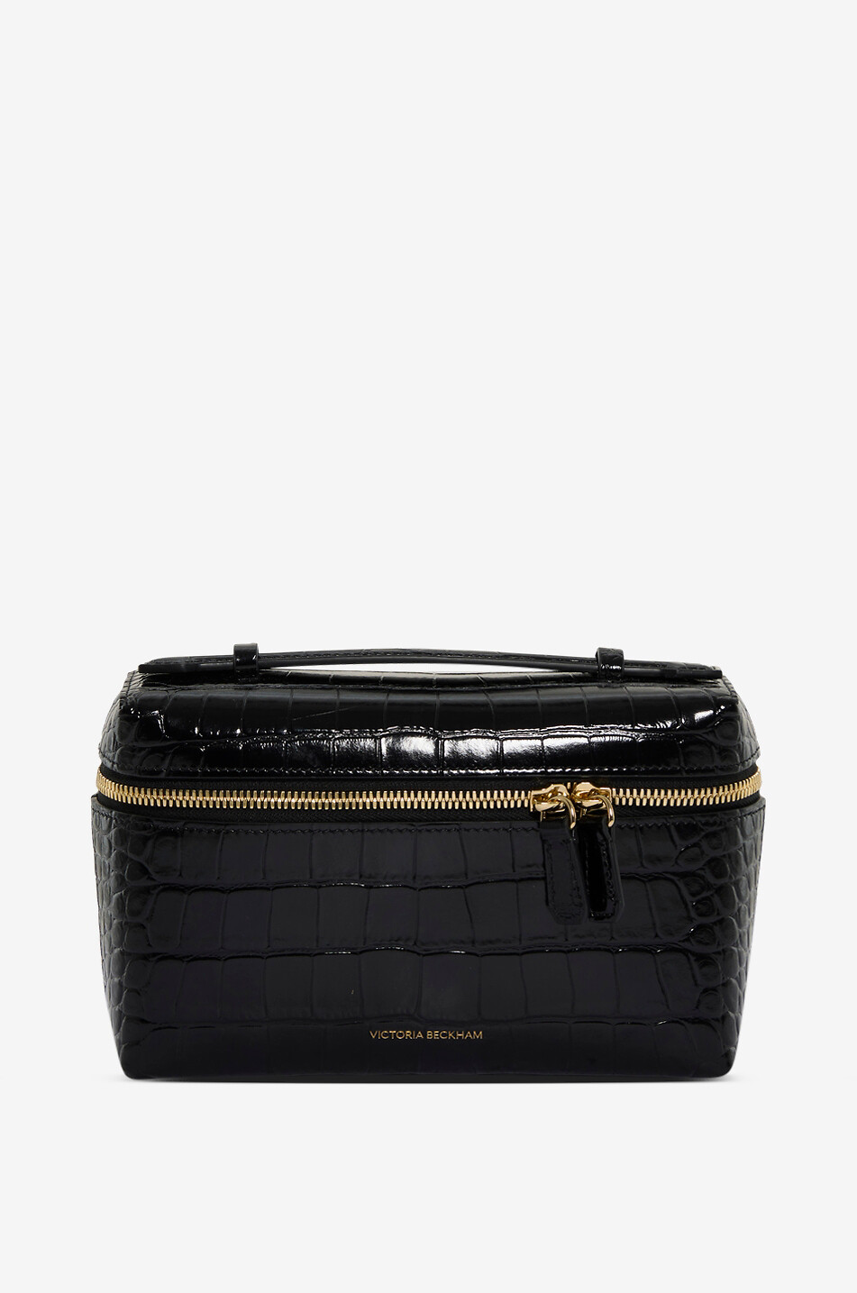 Sac porté croisé en cuir effet crocodile Vanity