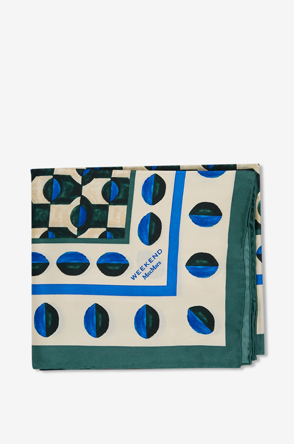 Onesto printed silk square scarf