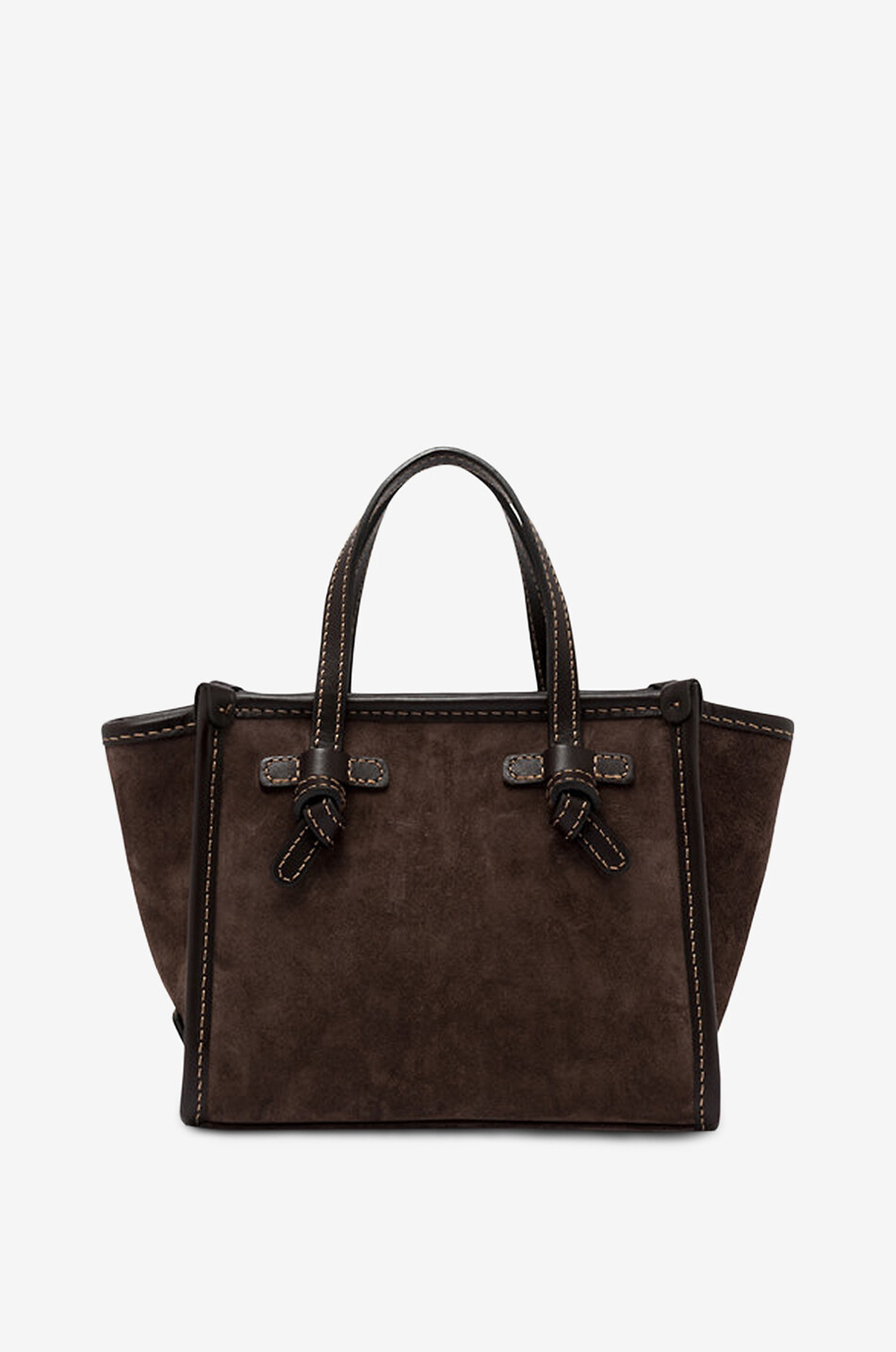 GIANNI CHIARINI Shopper aus Wild- und Glattleder Miss Marcella Damen DUNKELBRAUN 3