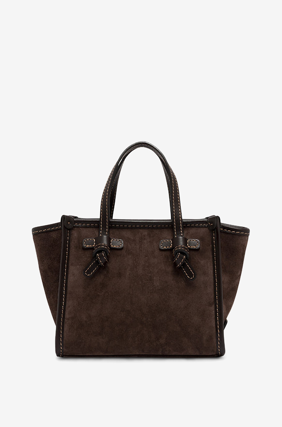 GIANNI CHIARINI Shopper aus Wild- und Glattleder Miss Marcella Damen DUNKELBRAUN 5