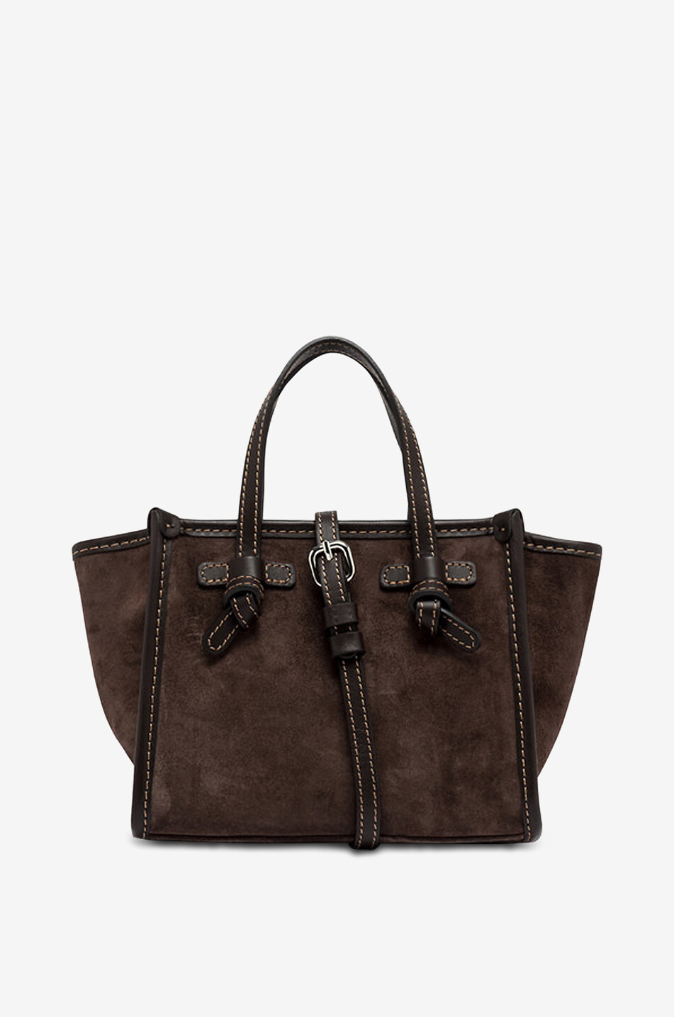 GIANNI CHIARINI Shopper aus Wild- und Glattleder Miss Marcella Damen DUNKELBRAUN 1