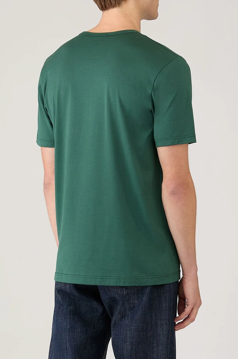 SUNSPEL T-shirt à manches courtes et col rond Classic Homme VERT 3