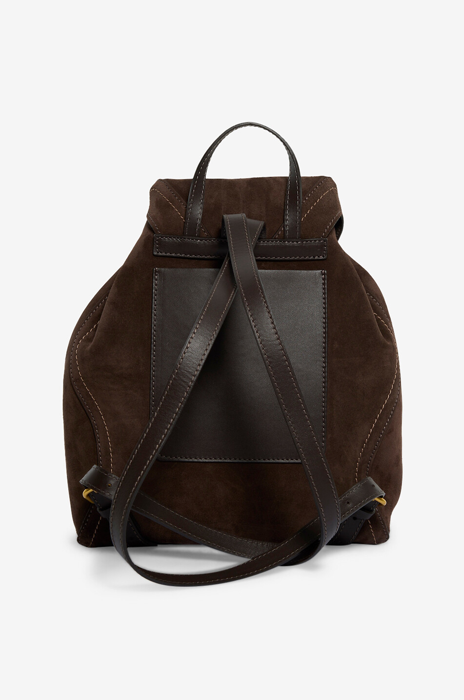 GIANNI CHIARINI Sac à dos en daim Violette Femme MARRON FONCÉ 3