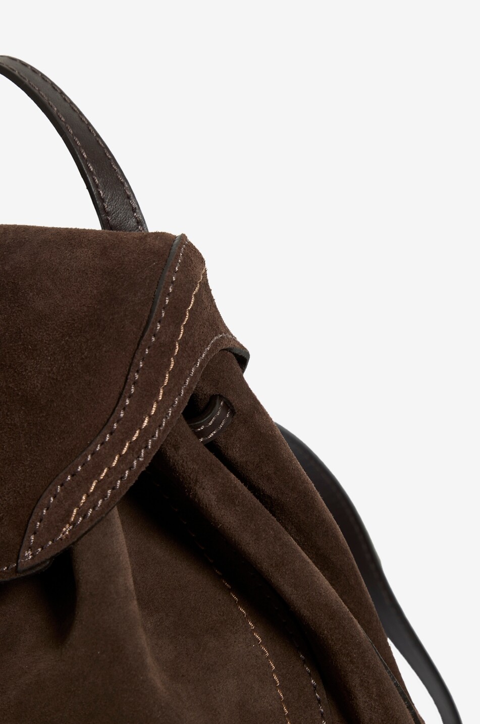 GIANNI CHIARINI Sac à dos en daim Violette Femme MARRON FONCÉ 5