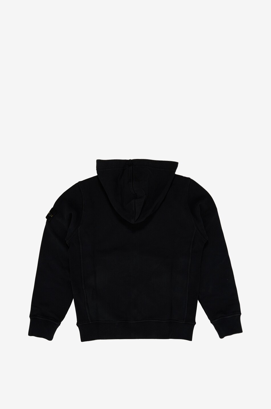 STONE ISLAND JUNIOR Sweat-shirt zippé à capuche en coton garçon 6100006 Garçon NOIR 2