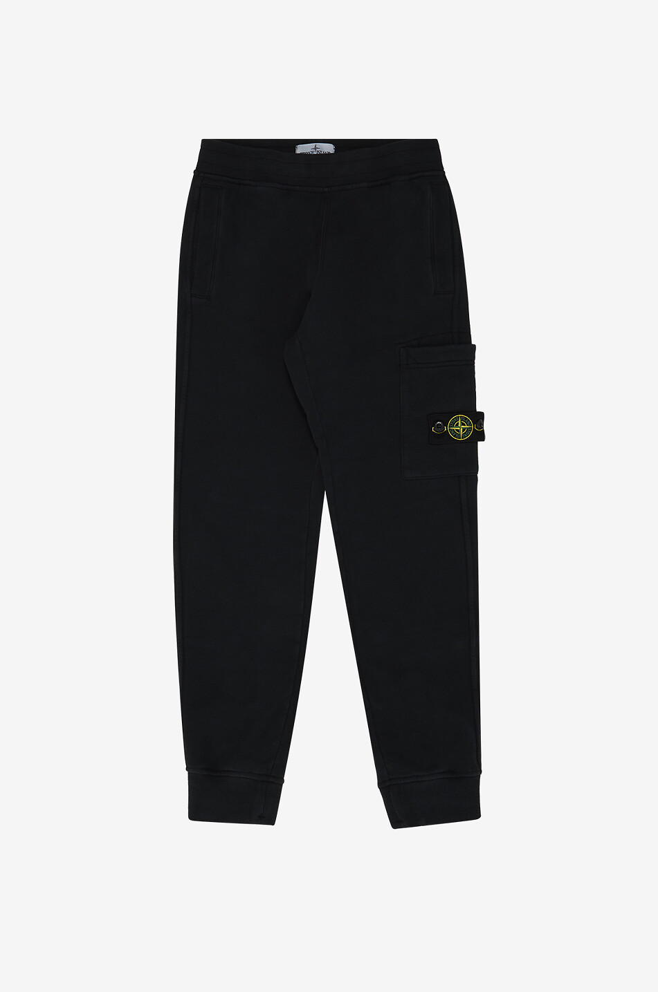 STONE ISLAND JUNIOR 6200002 cotton cargo-pocket joggers boy's Boy BLACK 1