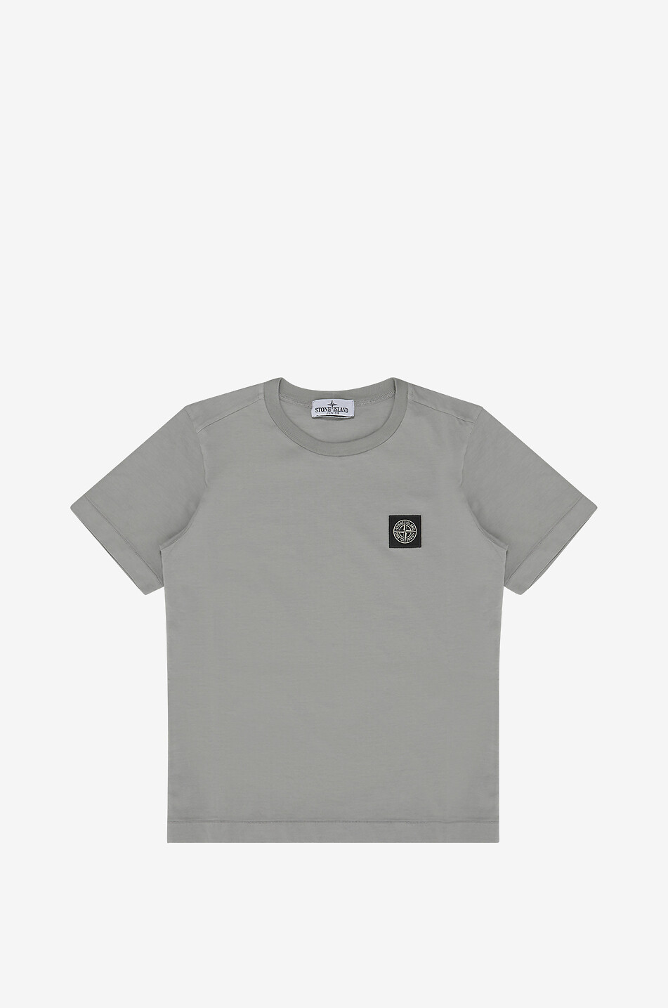 STONE ISLAND JUNIOR 2100003 boys' short-sleeved cotton T-shirt Boy GREY 1