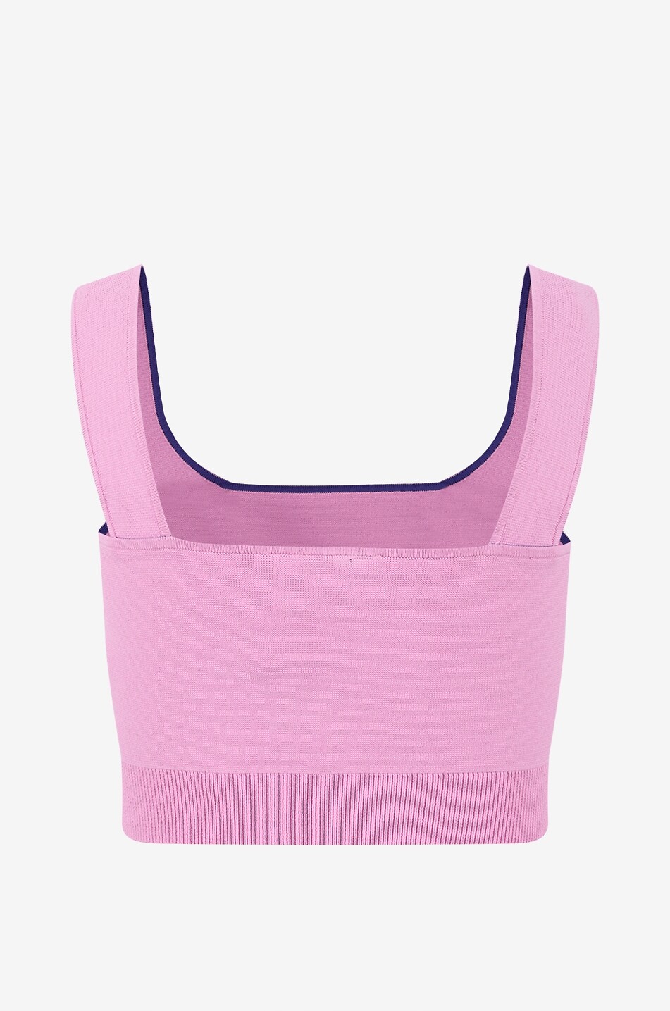 LMND Sleeveless square-neck cotton bralette Women LIGHT PINK 2