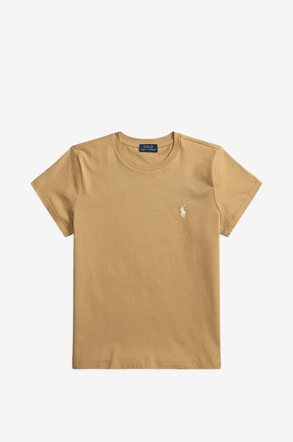 POLO RALPH LAUREN Pony Classic Fit short-sleeved crewneck T-shirt Women CAMEL 1