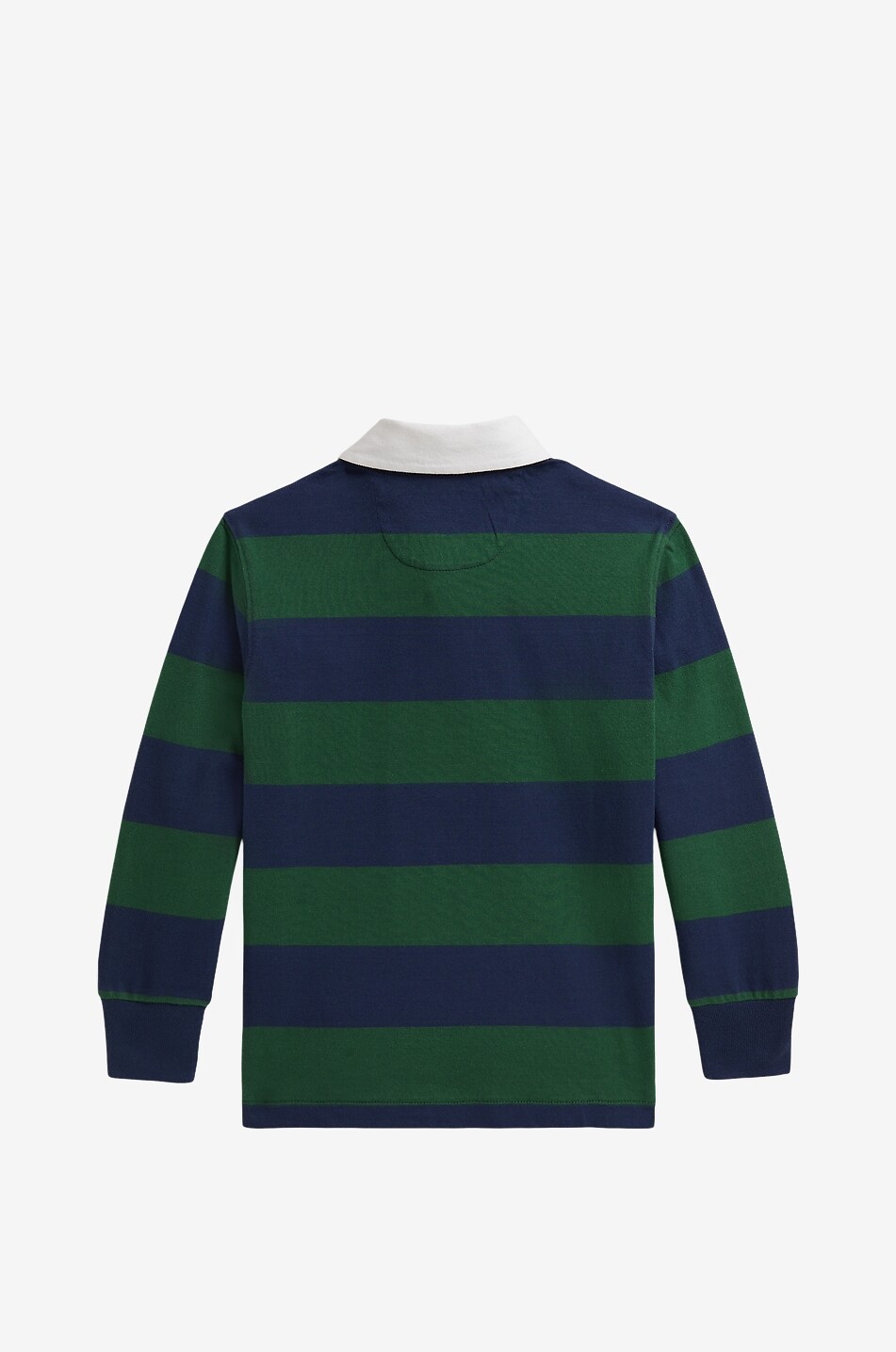 POLO RALPH LAUREN Pony boy's long-sleeved striped cotton rugby shirt Boy GREEN 2
