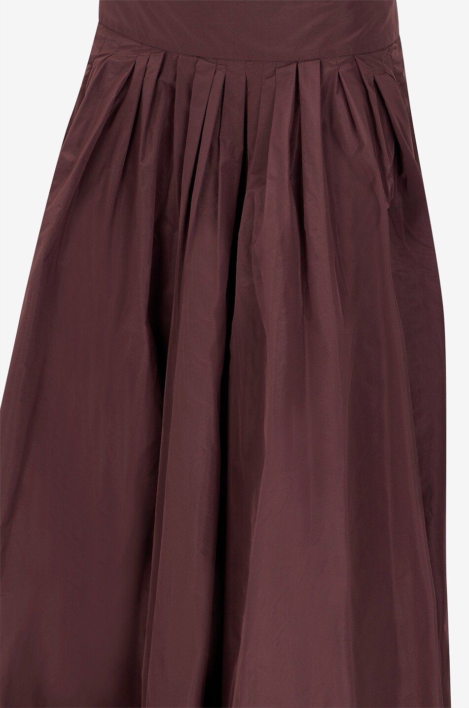 'S MAX MARA Ausgestellter Rock aus Organza Romina Damen ROT 3