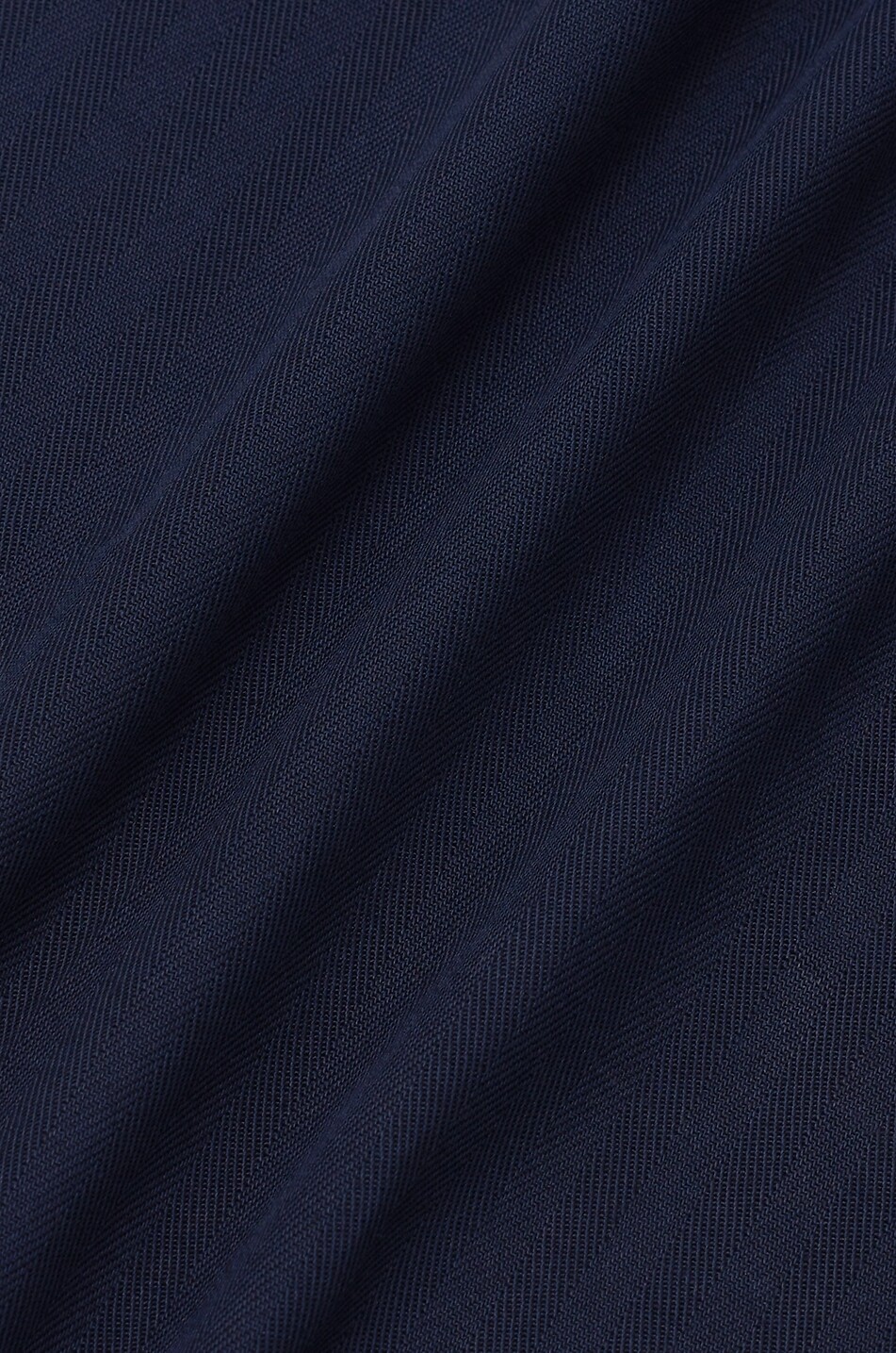DROLE DE MONSIEUR Straight-leg pleated mixed cotton trousers Men DARK BLUE 2
