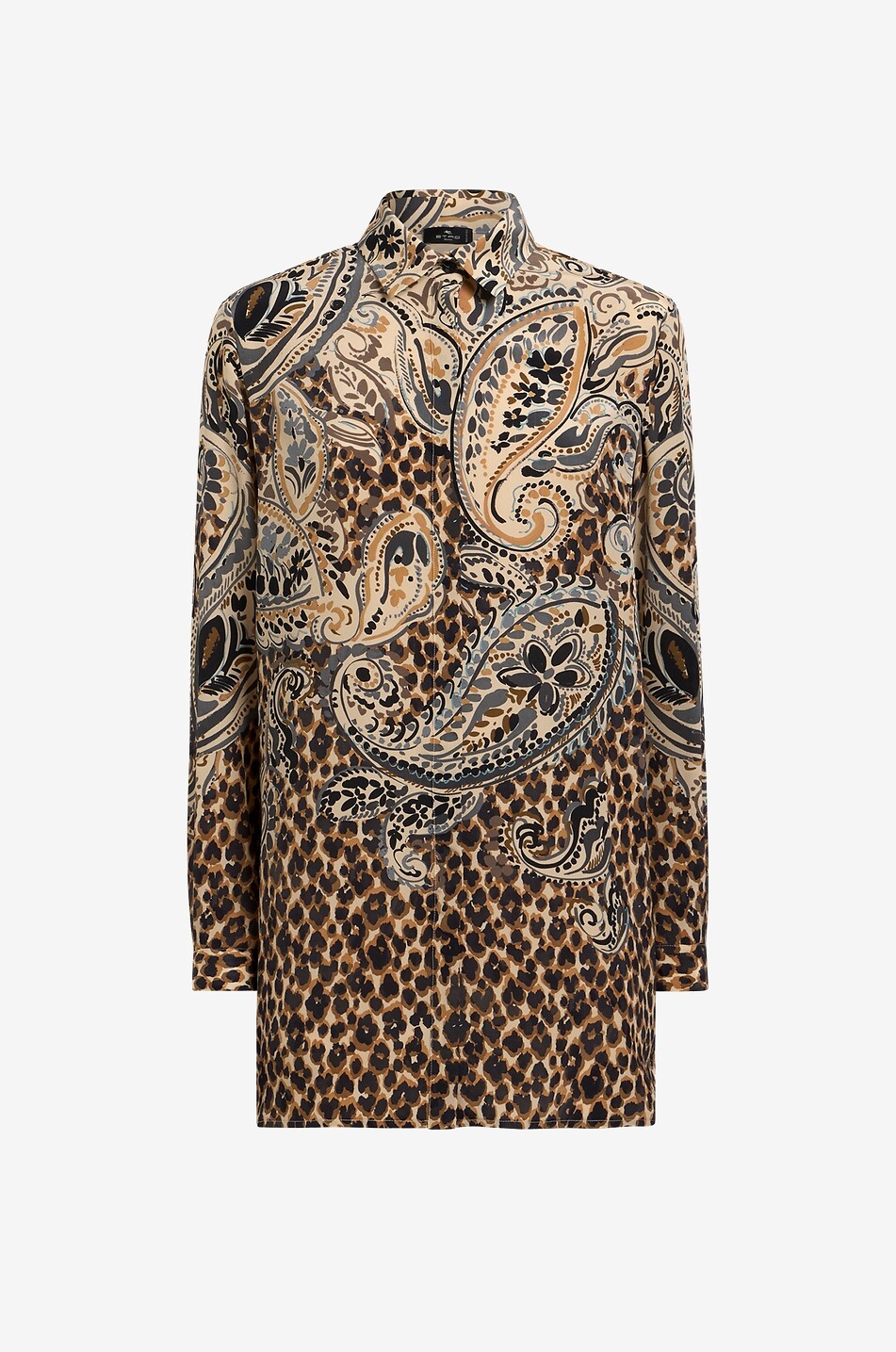ETRO Leo Paisley relaxed printed silk shirt Women [akeneo-beigefonce] 1
