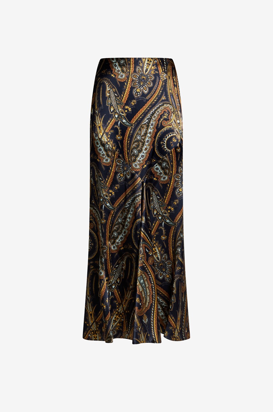 ETRO Langer Paisley-Rock aus Viskose und Seide Damen BUNT 1