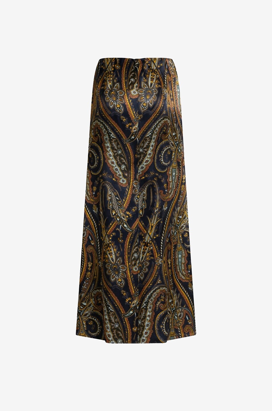 ETRO Langer Paisley-Rock aus Viskose und Seide Damen BUNT 2