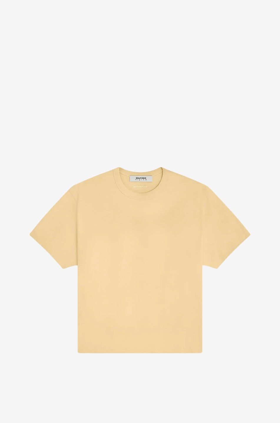 Verkürztes Kurzarm-T-Shirt aus Jersey Baby Tee