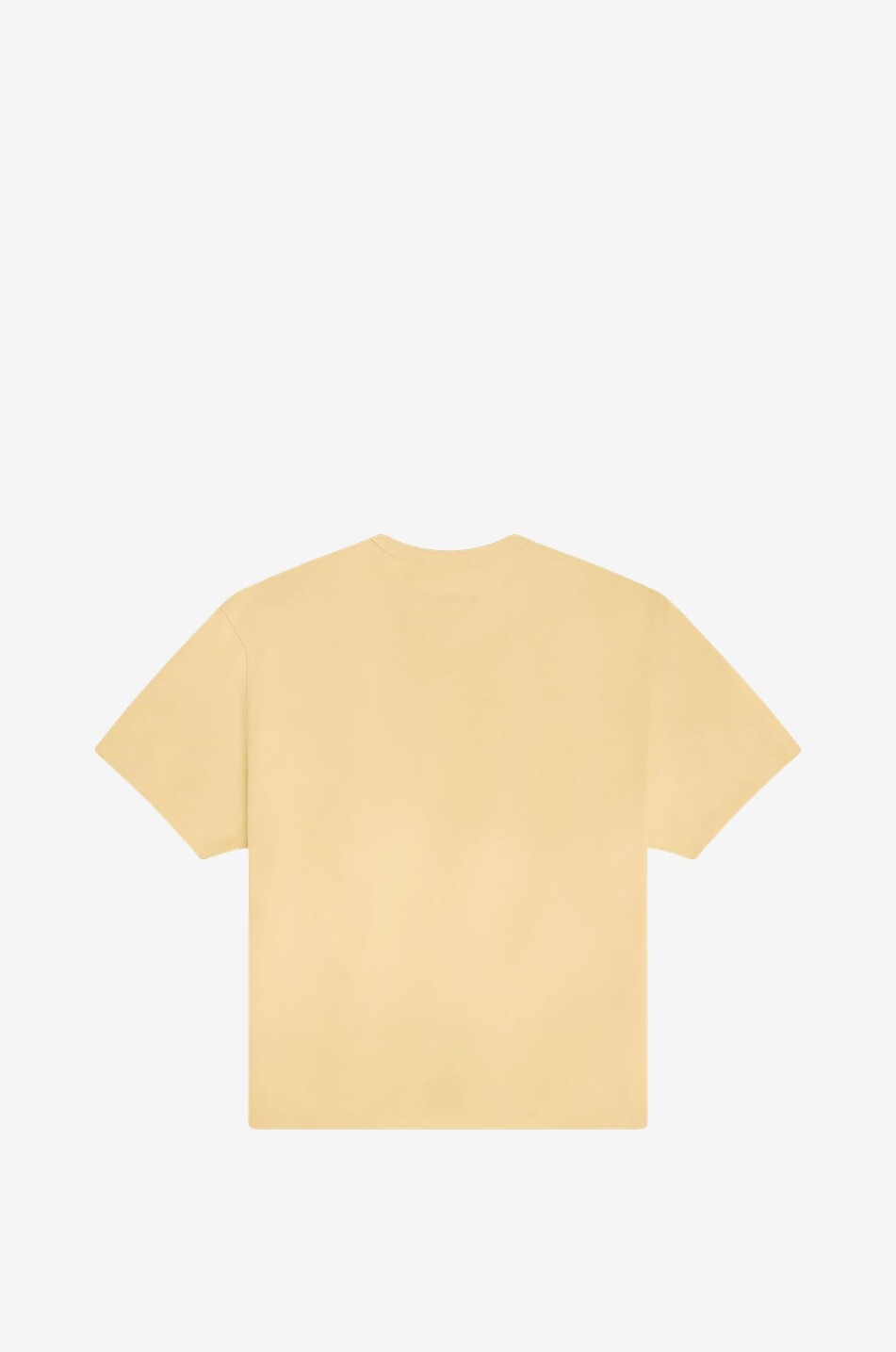 ABOUT:BLANK Verkürztes Kurzarm-T-Shirt aus Jersey Baby Tee Herren GELB 2