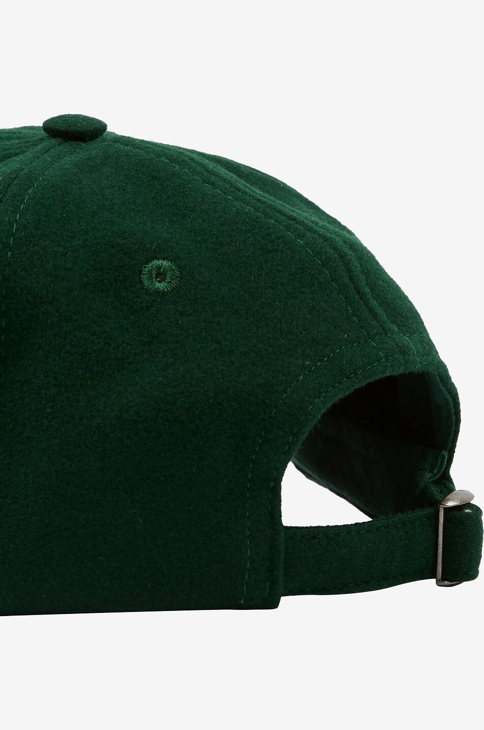 DRAKES Tea Time merino wool embroidered baseball cap Men DARK GREEN 2