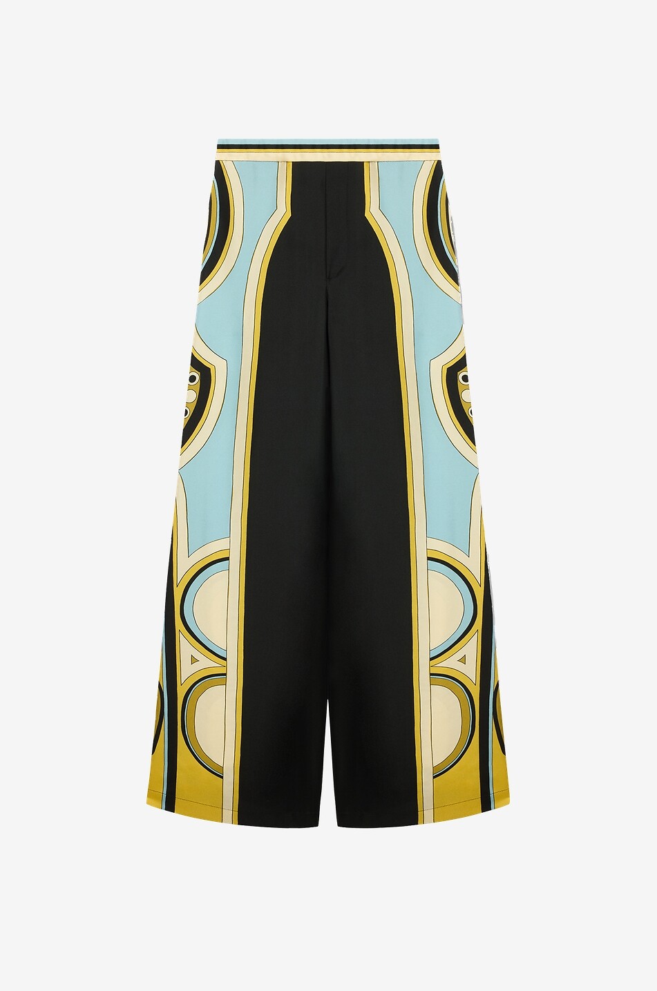 LA DOUBLEJ Pantalon large en soie imprimée Club Sanctuary Placée Femme MULTICOLORE 1