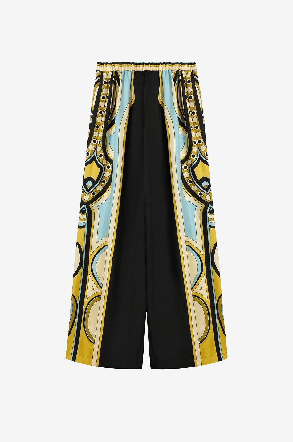 LA DOUBLEJ Pantalon large en soie imprimée Club Sanctuary Placée Femme MULTICOLORE 2