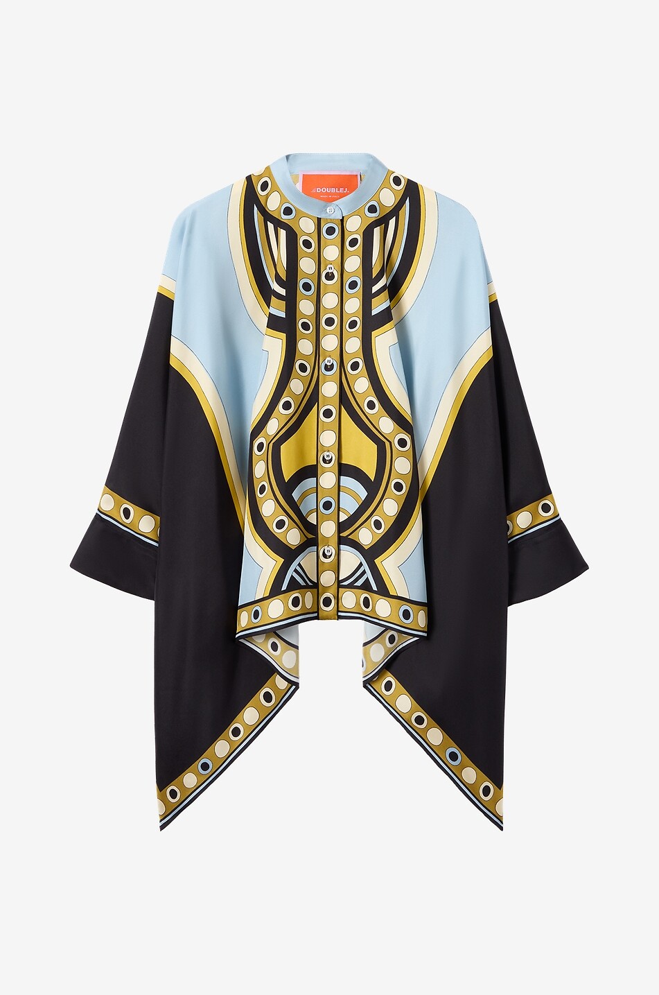 LA DOUBLEJ Weites Seidenhemt mit Print Foulard Sanctuary Placée Damen BUNT 1