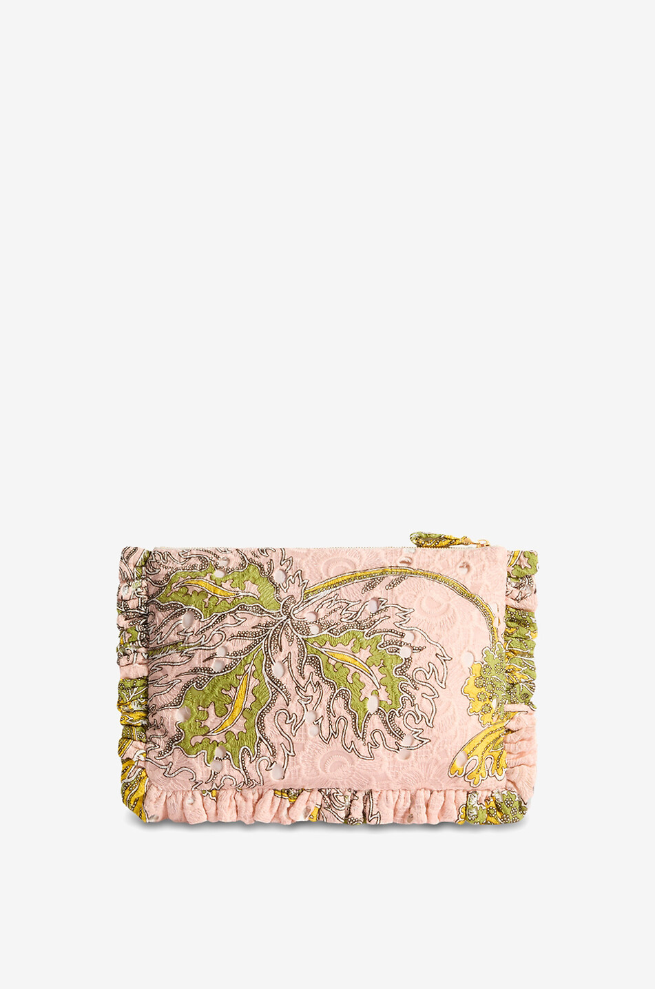 LA DOUBLEJ Pochette en coton à volants Hand Pochette Swathe Sangallo Lace Femme MULTICOLORE 1