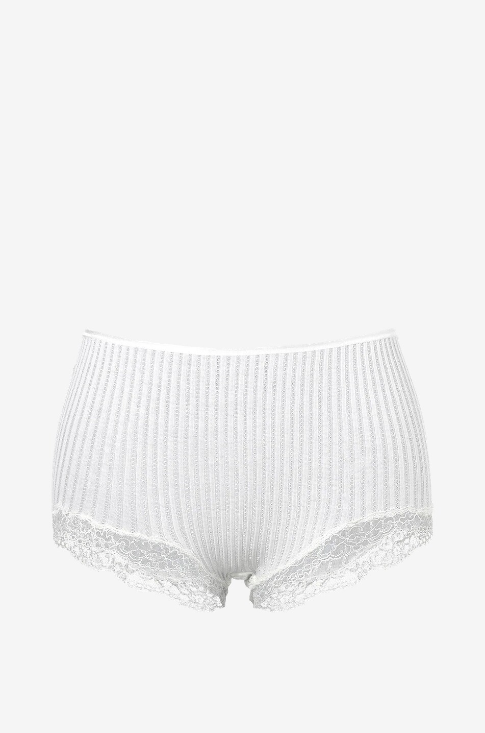 ZIMMERLI Culotte hipster en coton ornée de dentelle Maude Privé Femme Beige clair 1