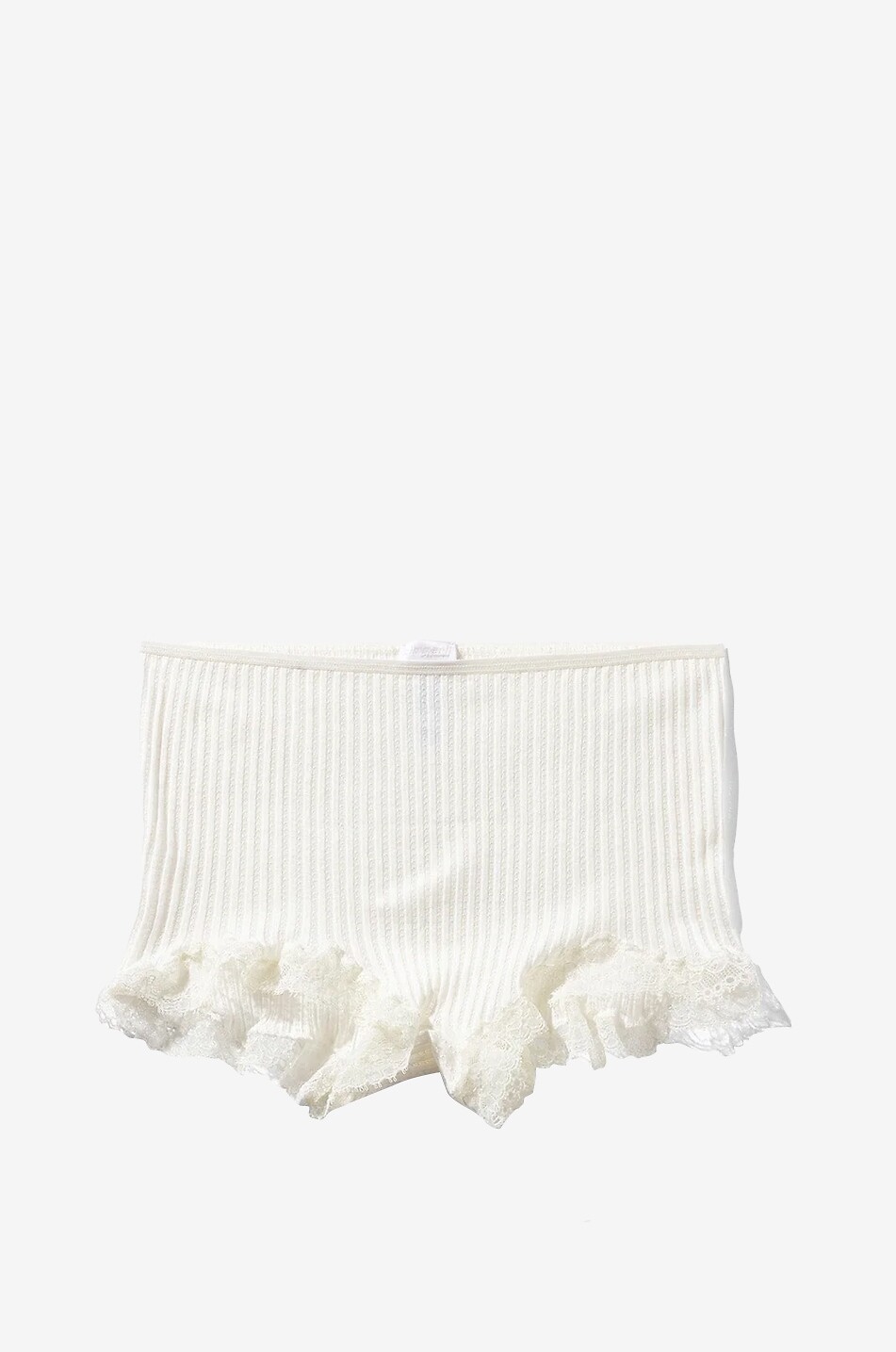 ZIMMERLI Culotte hipster en coton ornée de dentelle Maude Privé Femme Beige clair 2