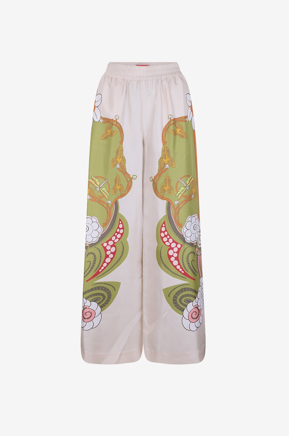 Pantalon large en soie Palazzo Ambrosia Placée