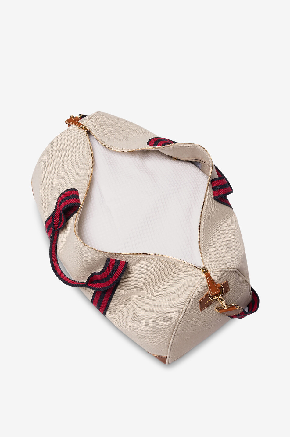 MY STYLE BAGS Boston Large Heritage cotton canvas travel bag Men EGGSHELL 3