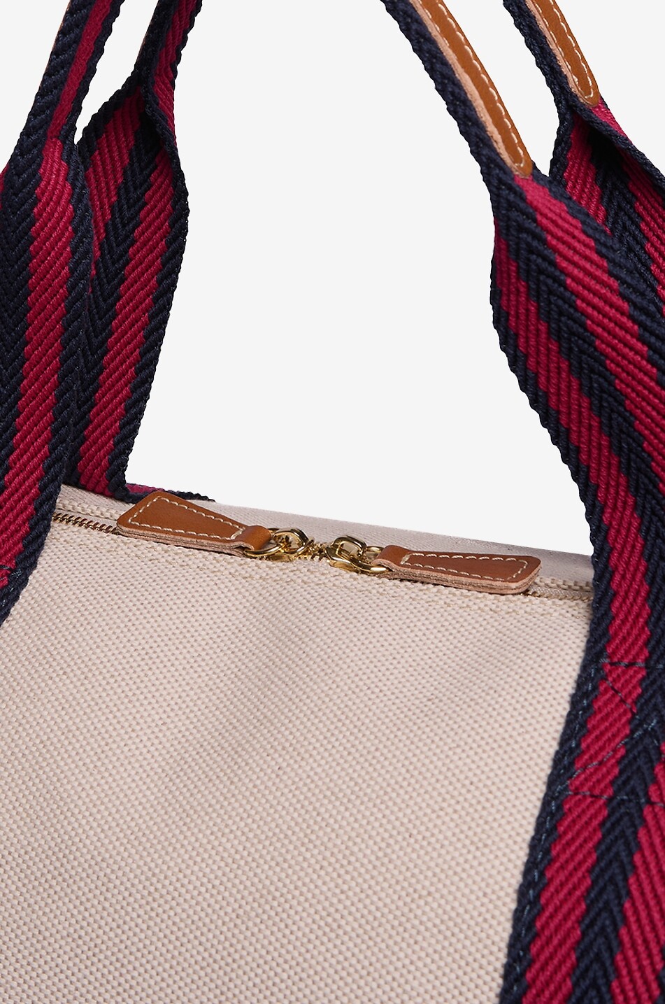 MY STYLE BAGS Boston Large Heritage cotton canvas travel bag Men EGGSHELL 4