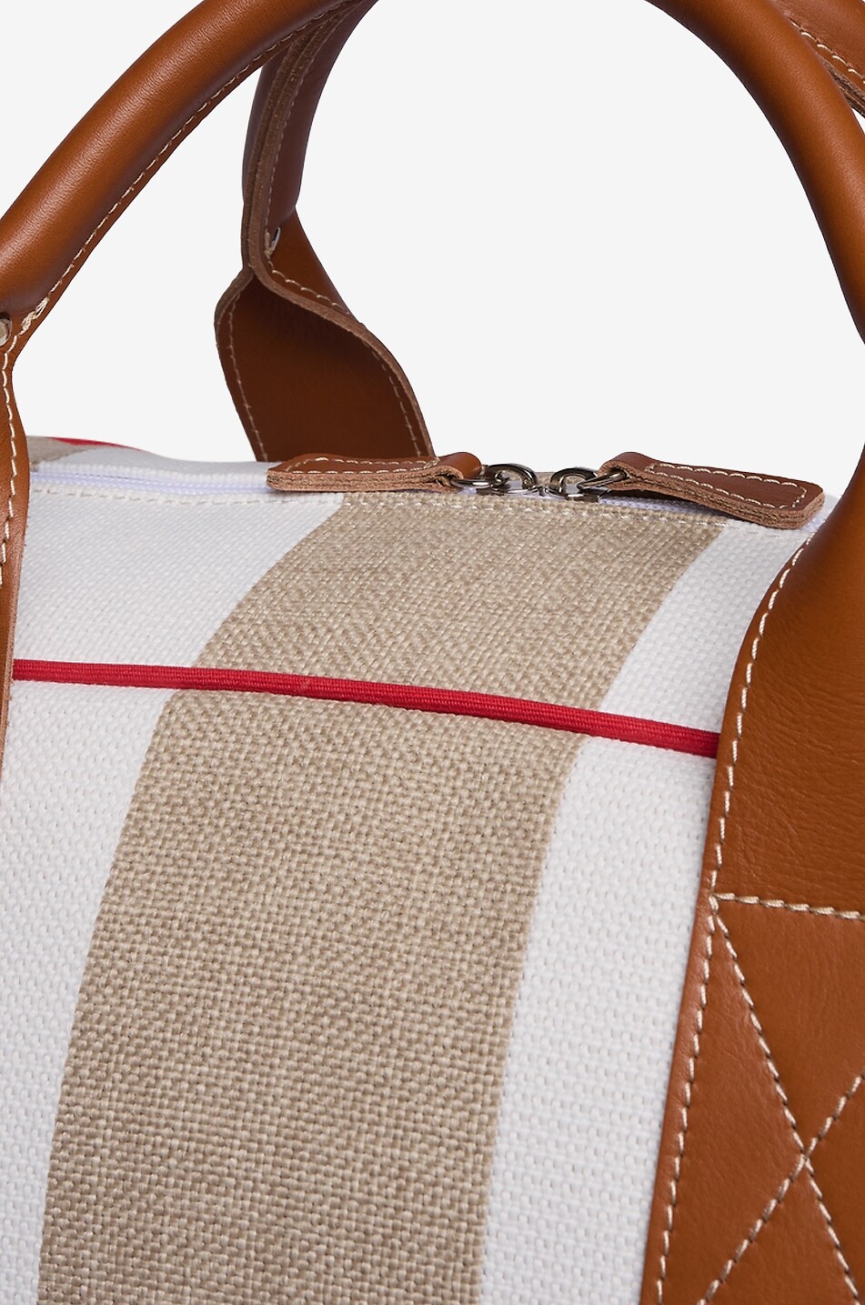 MY STYLE BAGS Stanford Large Stripe cotton canvas travel bag Men MULTI COLOURED 1 4
