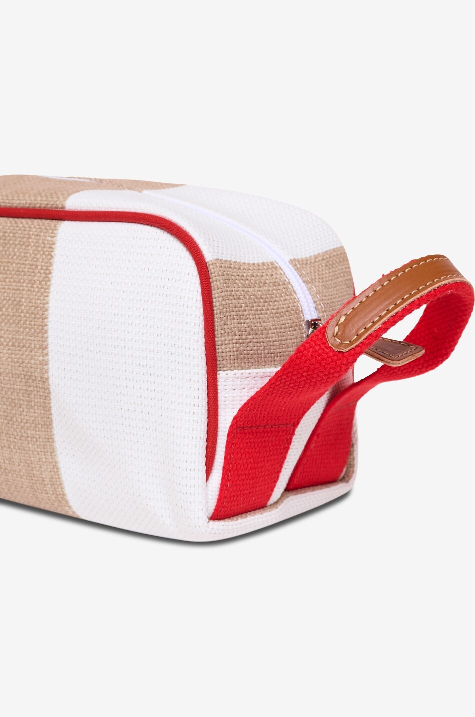 MY STYLE BAGS Boston Stripe striped cotton canvas toiletry bag Men MULTI COLOURED 1 4