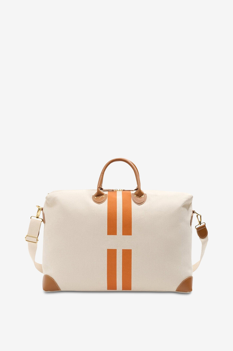 MY STYLE BAGS Harvard Large The Go-To striped cotton travel bag Men ORANGE 1