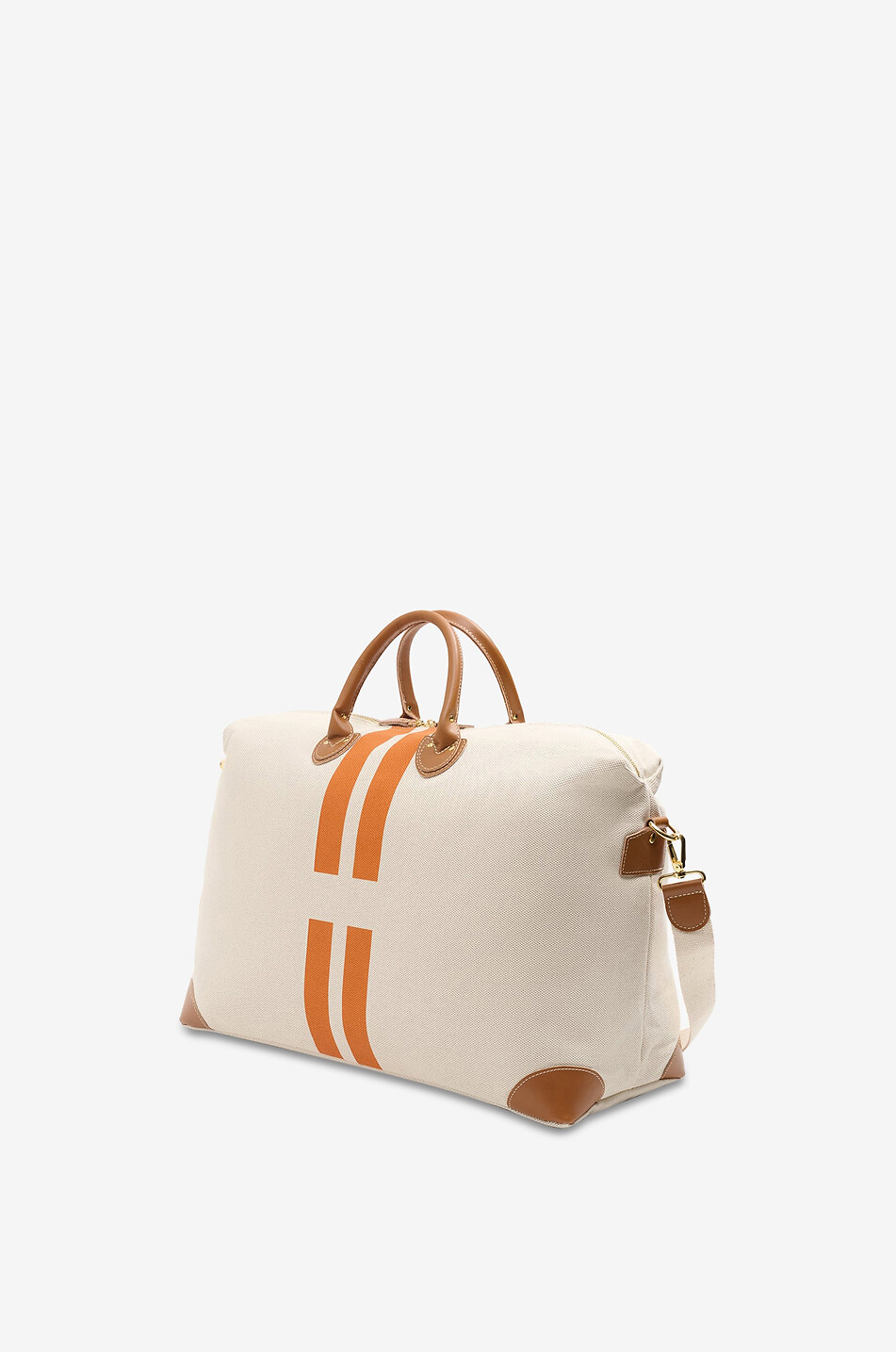 MY STYLE BAGS Harvard Large The Go-To striped cotton travel bag Men ORANGE 2