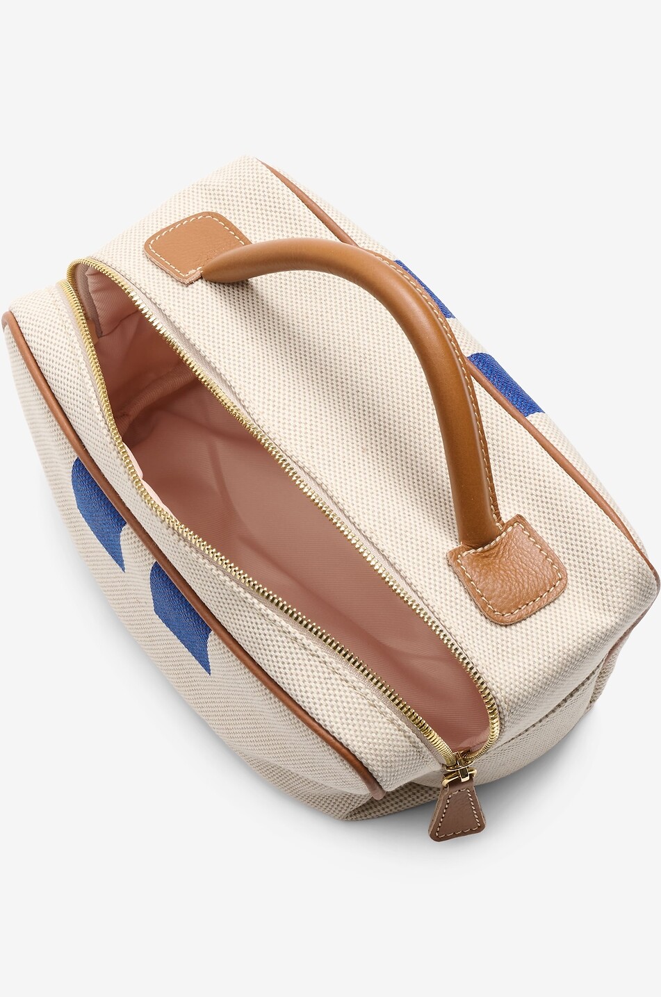 MY STYLE BAGS Go-To striped cotton canvas toiletry bag Men MEDIUM BLUE 4