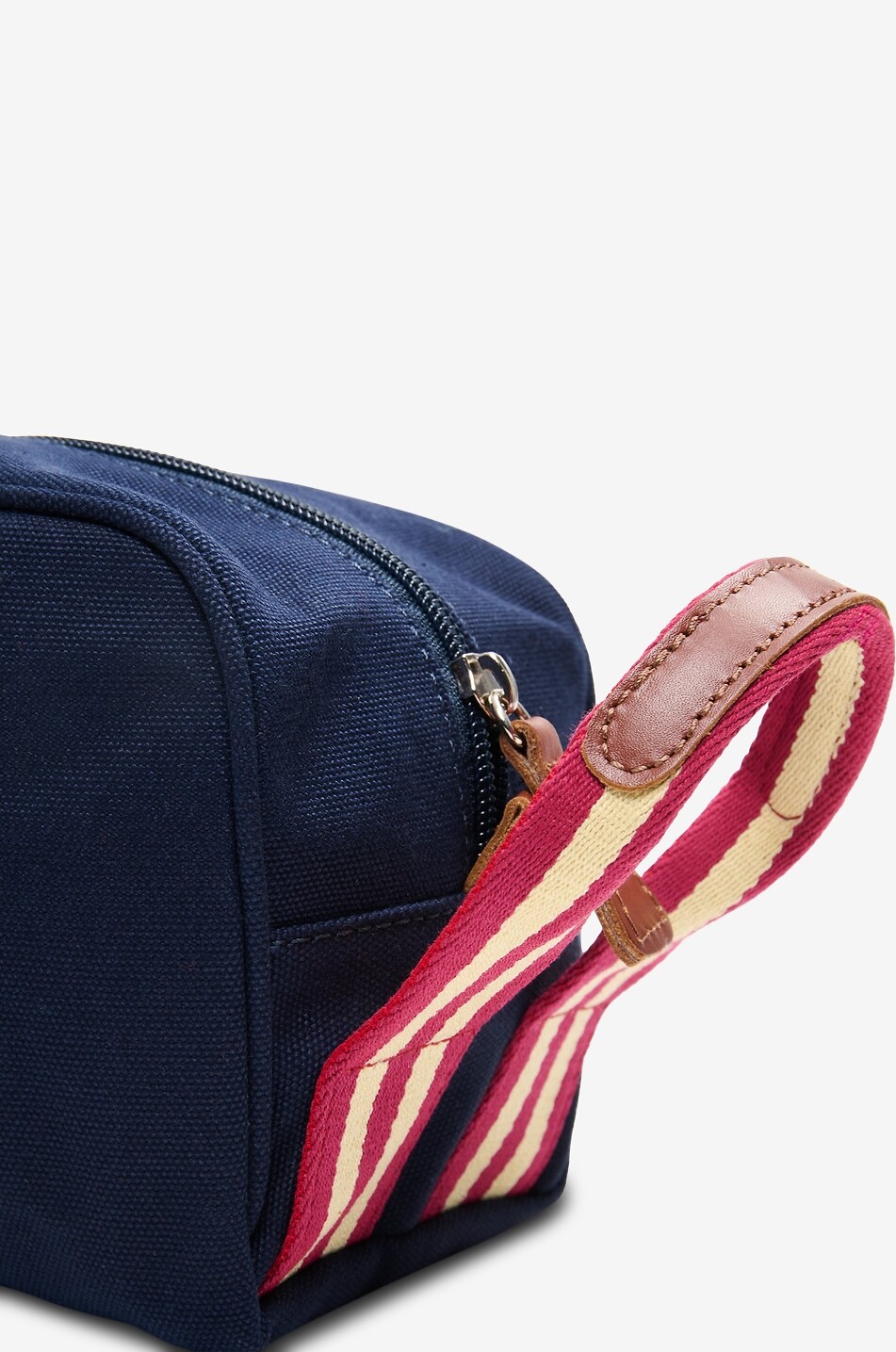 MY STYLE BAGS Boston striped handle cotton toiletry bag Men DARK BLUE 3