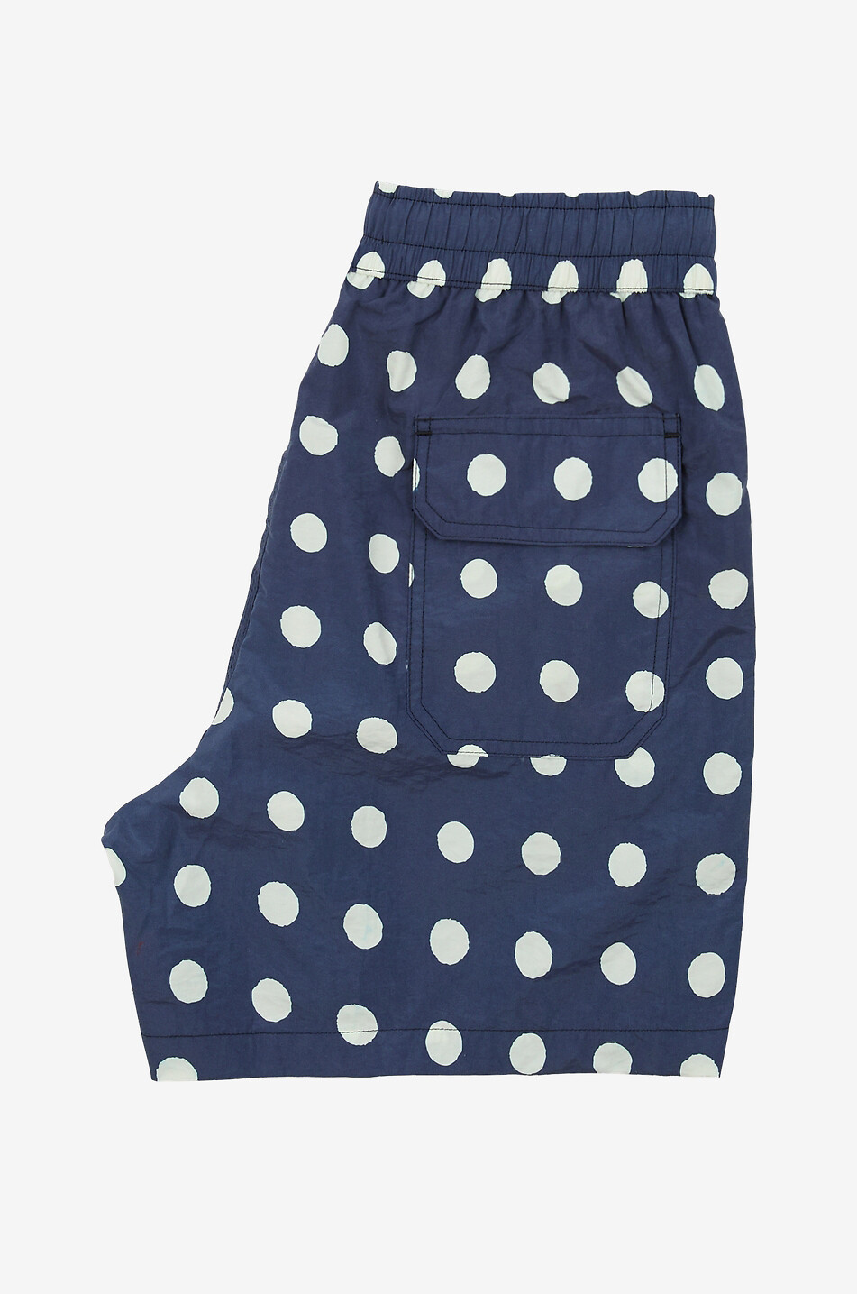 DRAKES Polka Dot microfibres swim shorts Men BLUE 2
