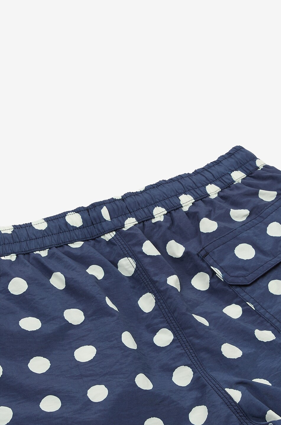 DRAKES Polka Dot microfibres swim shorts Men BLUE 3