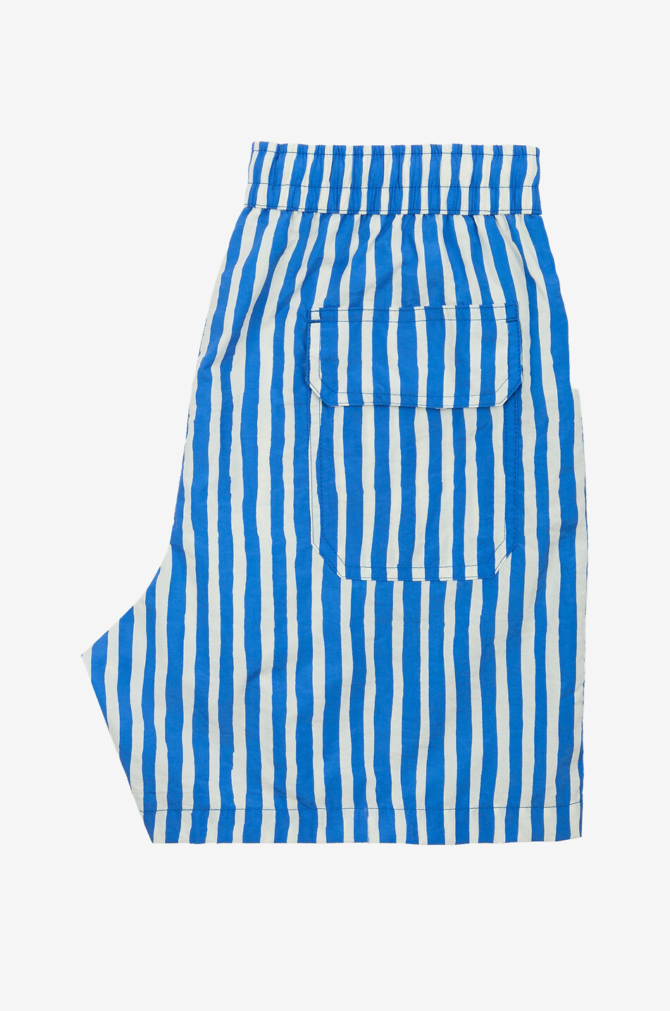 DRAKES Gestreifte Badeshorts mit Kordelzug Herren BLAU 2