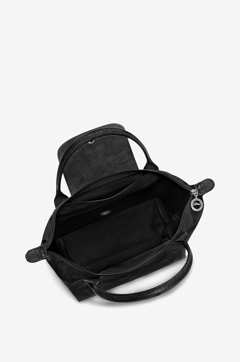 LONGCHAMP Sac cabas en toile et cuir Le Pliage One S Femme NOIR 5