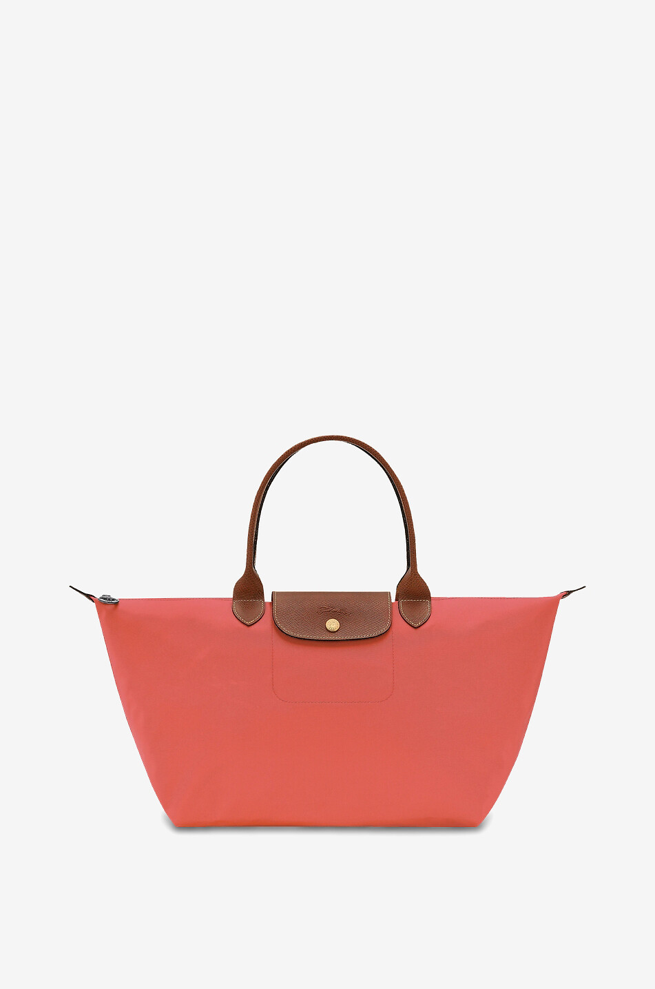 LONGCHAMP Sac cabas en toile et cuir Le Pliage Original L Femme ROUGE 1
