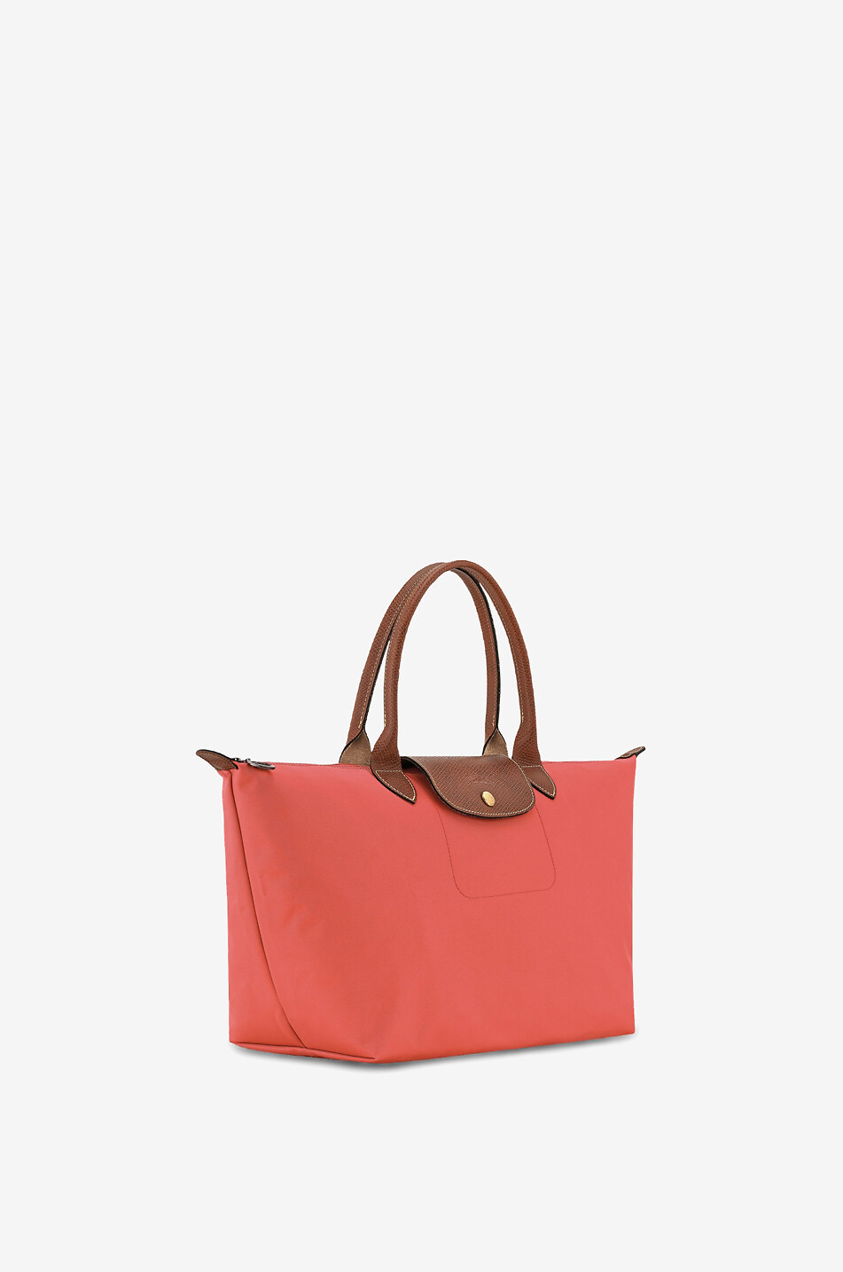 LONGCHAMP Sac cabas en toile et cuir Le Pliage Original L Femme ROUGE 2