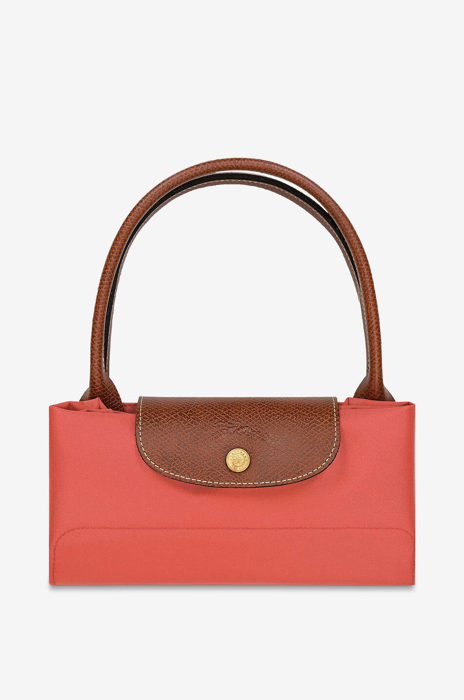 LONGCHAMP Sac cabas en toile et cuir Le Pliage Original L Femme ROUGE 8