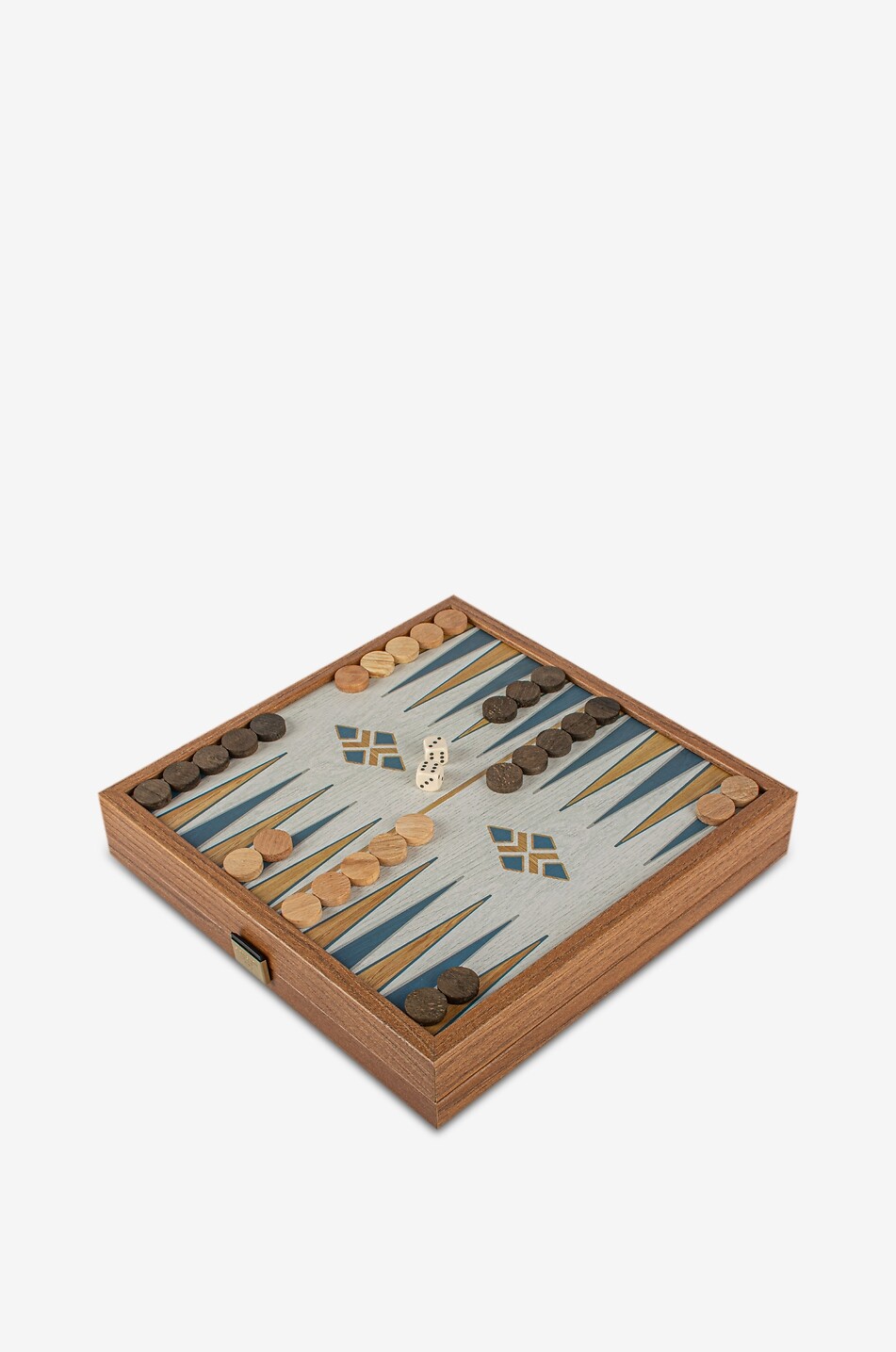 MANOPOULOS Jeu d'échecs et backgammon en bois de noyer Maison MULTICOLORE 2