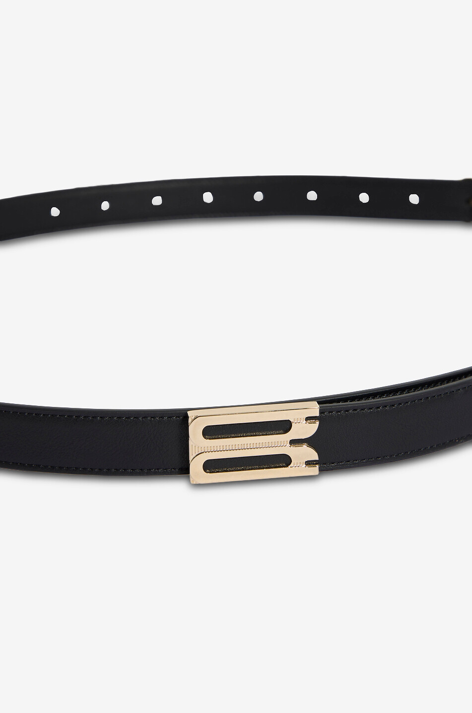 VICTORIA BECKHAM Glattleder-Gürtel Dorian B Finite 20 mm Damen SCHWARZ 2