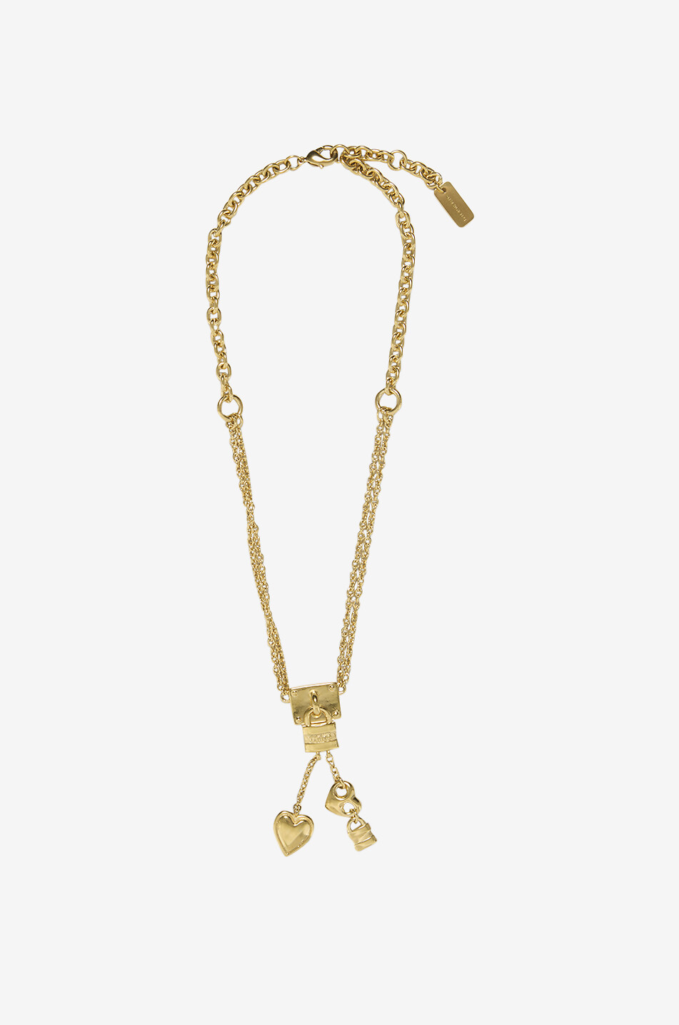 Goldene Choker-Halskette mit Anhänger Chloé Mini Paddington