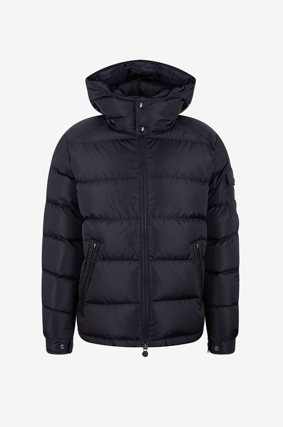 MONCLER Kurze Daunenjacke mit abnehmbarer Kapuze Moncler Maya Herren DUNKELBLAU 1